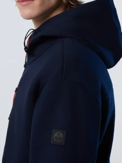Sweatshirts & Hoodies^North Sails 'Full-zipper Scuba Fleece Hoodie NAVY BLUE