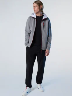 Sweatshirts & Hoodies^North Sails 'Full-zipper Scuba Fleece Hoodie SLATE GREY