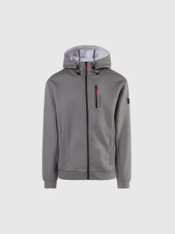 Sweatshirts & Hoodies^North Sails 'Full-zipper Scuba Fleece Hoodie SLATE GREY