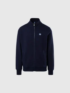 Sweatshirts & Hoodies^North Sails 'Full-zipper Sweatshirt With Logo Patch NAVY BLUE