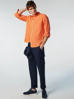 Outlet^North Sails 'Gabardine Shirt MELON