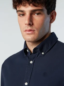 Outlet^North Sails 'Gabardine Shirt NAVY BLUE