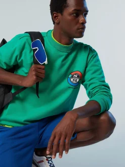 Outlet^North Sails 'Graphic Print Sweatshirt GARDEN GREEN