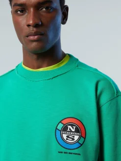 Outlet^North Sails 'Graphic Print Sweatshirt GARDEN GREEN