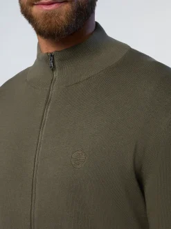 Sweaters & Cardigans^North Sails 'High-neck Zipper Sweater DUSTY OLIVE
