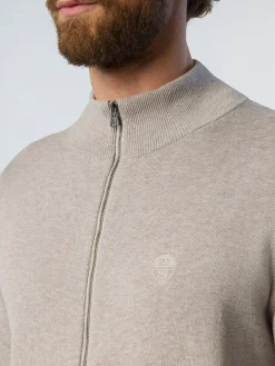 Sweaters & Cardigans^North Sails 'High-neck Zipper Sweater CONCRETE MELANGE