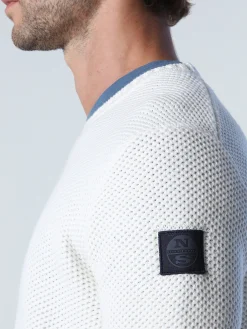 Outlet^North Sails 'Honeycomb Stitch Jumper MARSHMALLOW