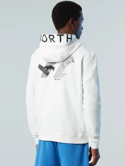Outlet^North Sails 'Hoodie With Embroidered Hood WHITE