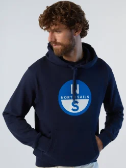 Sweatshirts & Hoodies^North Sails 'Hoodie With Maxi Print NAVY BLUE