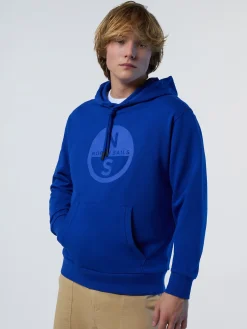 Sweatshirts & Hoodies^North Sails 'Hoodie With Maxi Print SURF BLUE