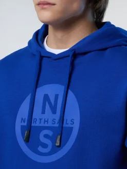 Sweatshirts & Hoodies^North Sails 'Hoodie With Maxi Print SURF BLUE