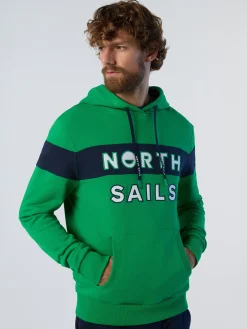 Sweatshirts & Hoodies^North Sails 'Hoodie With Patches GREEN BEE