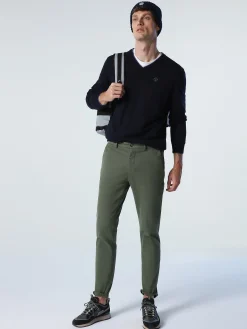 Outlet^North Sails 'Jumper With V-neck NAVY BLUE