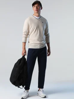 Outlet^North Sails 'Jumper With V-neck BUTTER