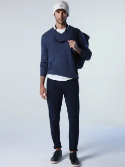 Outlet^North Sails 'Jumper With V-neck CHINA BLUE MELANGE