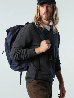 Outlet^North Sails 'Jumper With V-neck DARK GREY MELANGE