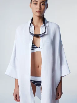 Outlet^North Sails 'Kimono Shirt Dress WHITE