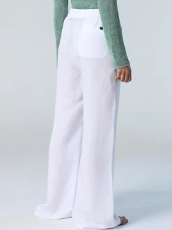 Outlet^North Sails 'Linen And Tencel Trousers WHITE