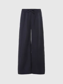 Outlet^North Sails 'Linen And Tencel Trousers NAVY BLUE