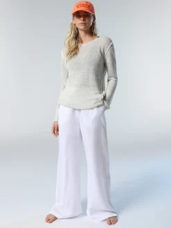 Outlet^North Sails 'Linen Boat-neck Top ALOMOND CREAM