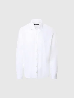 Outlet^North Sails 'Linen Shirt WHITE