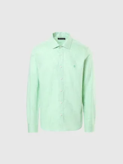 Outlet^North Sails 'Linen Shirt GARDEN GREEN