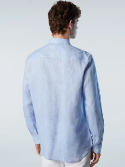 Outlet^North Sails 'Linen Shirt LIGHT BLUE