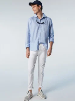 Outlet^North Sails 'Linen Shirt LIGHT BLUE