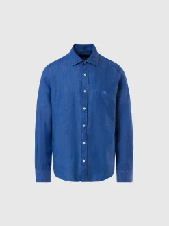 Outlet^North Sails 'Linen Shirt DARK DENIM