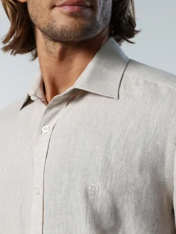 Outlet^North Sails 'Linen Shirt DOVE