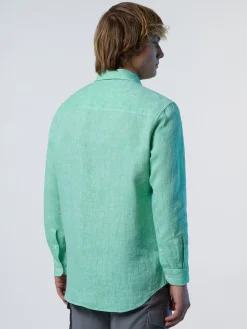 Shirts^North Sails 'Long-sleeved Linen Shirt SPRING BUD