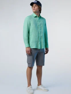 Shirts^North Sails 'Long-sleeved Linen Shirt SPRING BUD
