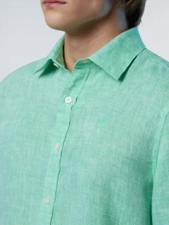 Shirts^North Sails 'Long-sleeved Linen Shirt SPRING BUD