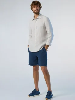 Shirts^North Sails 'Long-sleeved Linen Shirt DOVE