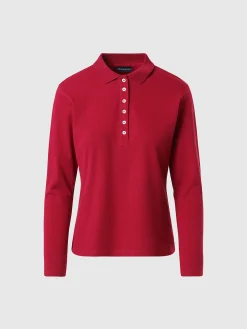 Outlet^North Sails 'Long-sleeved Polo Shirt DEEP CHERRY