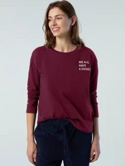 Outlet^North Sails 'Long-sleeved T-shirt With Slogan Prints JAM