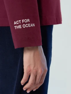Outlet^North Sails 'Long-sleeved T-shirt With Slogan Prints JAM