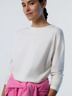T-shirts & Tops^North Sails 'Long-sleeved T-shirt With Tonal Print MARSHMALLOW