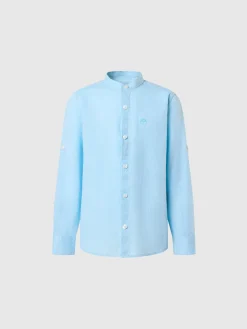 Shirts^North Sails 'Mandarin Collar Shirt ACQUARIUS