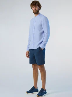 Shirts^North Sails 'Mandarin Collar Shirt LIGHT BLUE