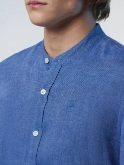 Shirts^North Sails 'Mandarin Collar Shirt DARK DENIM