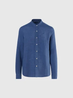 Shirts^North Sails 'Mandarin Collar Shirt DARK DENIM