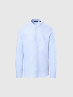 Outlet^North Sails 'Mandarin Collar Shirt LIGHT BLUE