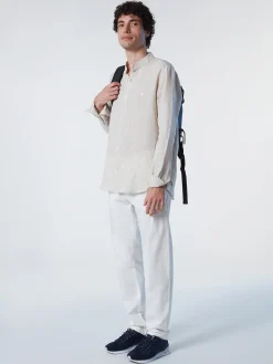 Outlet^North Sails 'Mandarin Collar Shirt DOVE