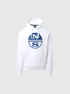 Outlet^North Sails 'Maxi Logo Hoodie WHITE