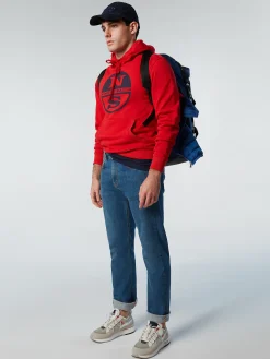 Outlet^North Sails 'Maxi Logo Hoodie RED