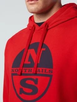 Outlet^North Sails 'Maxi Logo Hoodie RED