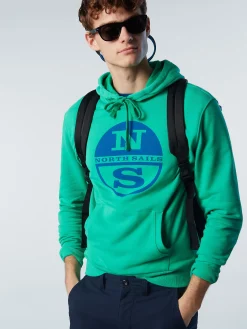 Outlet^North Sails 'Maxi Logo Hoodie GARDEN GREEN