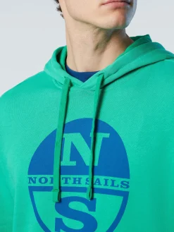 Outlet^North Sails 'Maxi Logo Hoodie GARDEN GREEN
