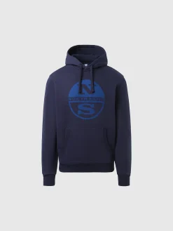 Outlet^North Sails 'Maxi Logo Hoodie NAVY BLUE